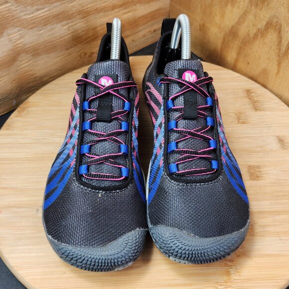 Merrell Womens Vapor Glove Minimalist Barefoot Vibram Black Running Shoes Size 9 - Picture 3 of 9
